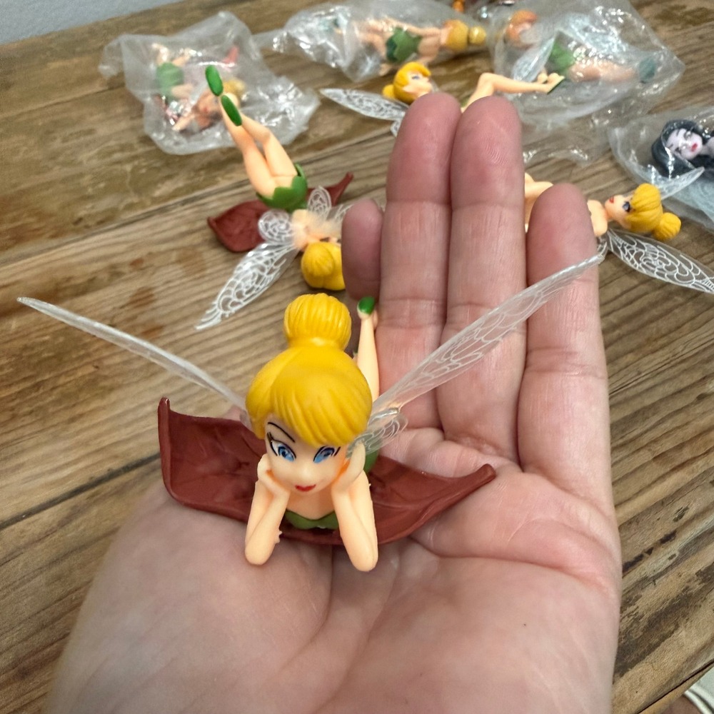 Disney Tinker Bell Peter Pan Fairy Figurine Lot Vidia Cake Toppers 10pc - Picture 4 of 10